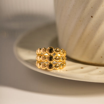 Labyrinth Gold Ring