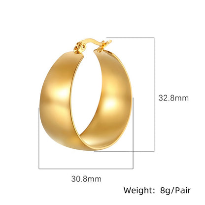 Bold Gold Hoops