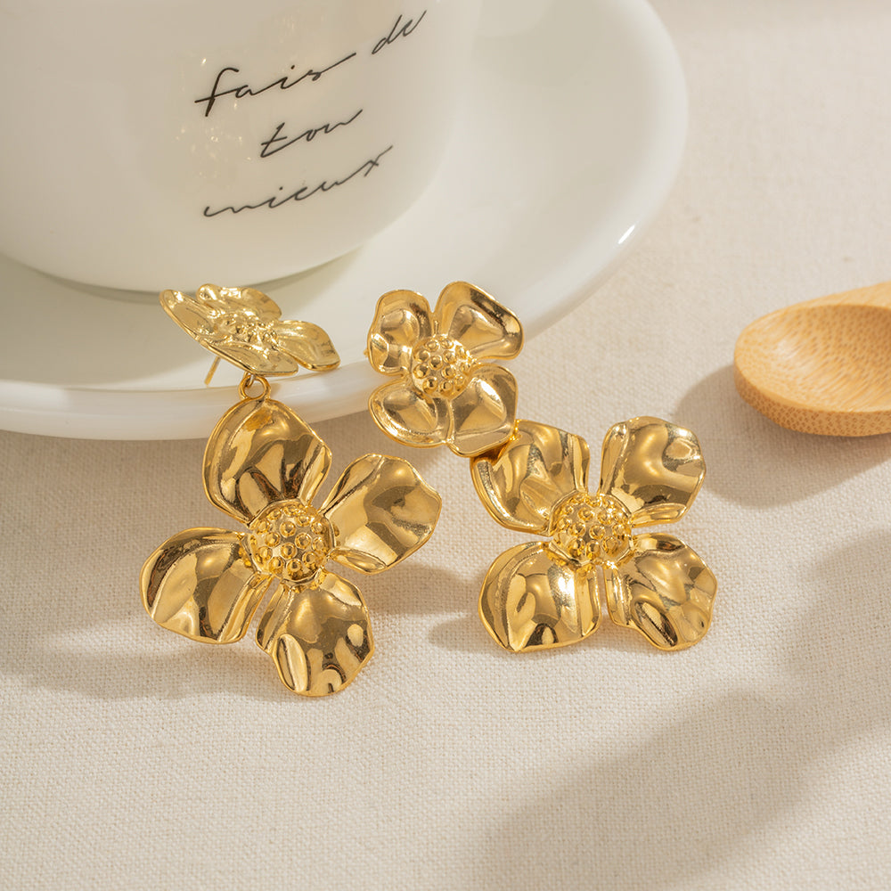 Floral Cascade Danglers