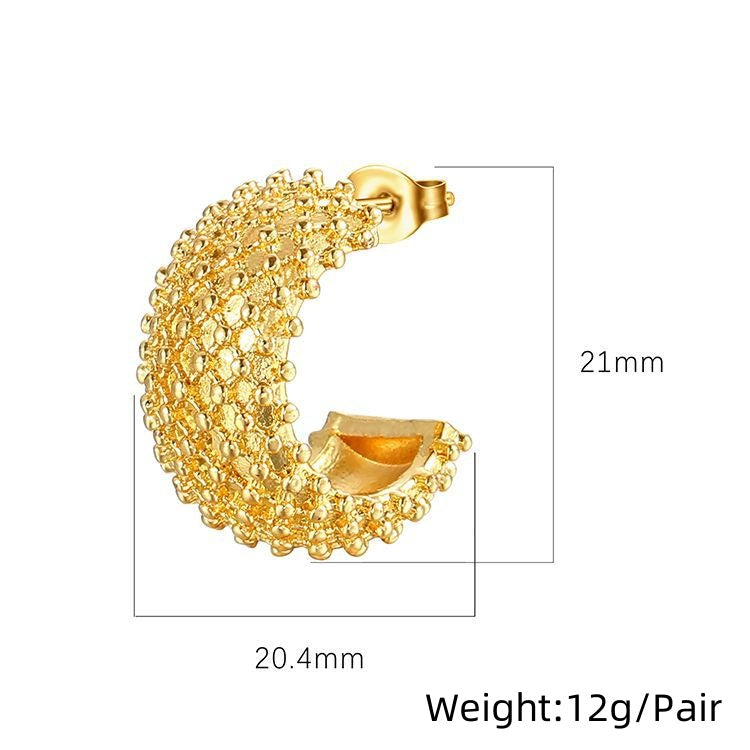 Timeless Gold Hoops