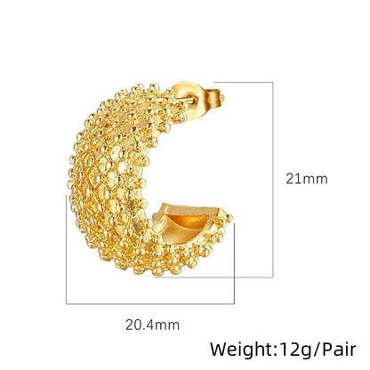 Timeless Gold Hoops