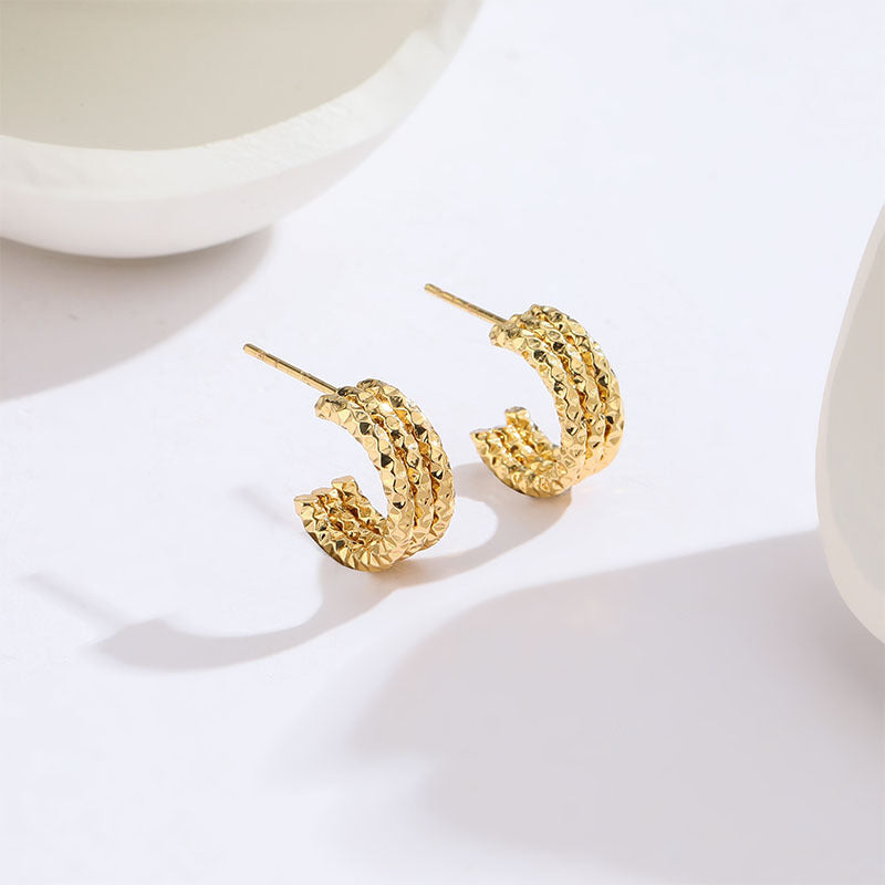 Luxe Gold Hoops