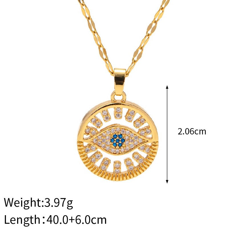 Divine Defender Gold Necklace