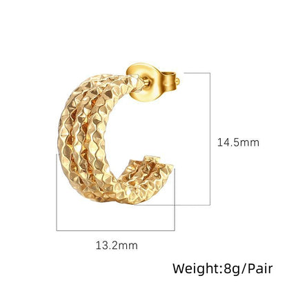 Luxe Gold Hoops
