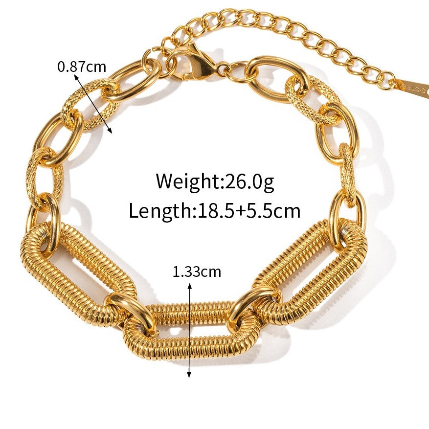 Power Links - Gold Loose Bracelet
