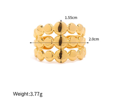 Labyrinth Gold Ring