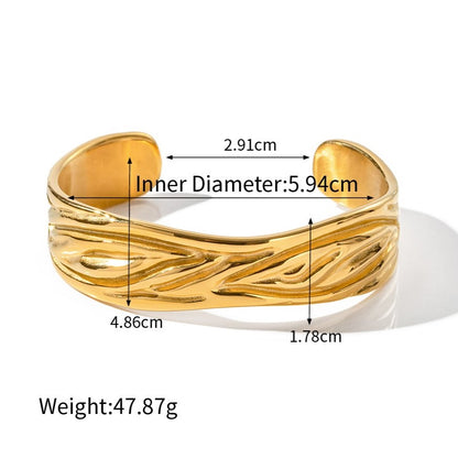 Hammered Gold Cuff