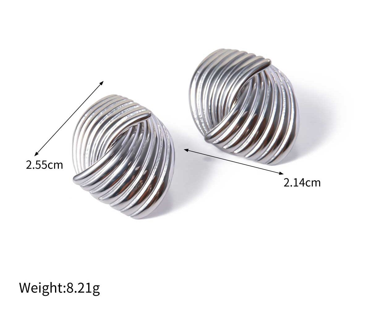 Silver Line Accent Studs