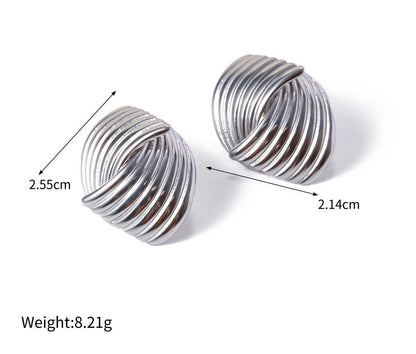 Silver Line Accent Studs