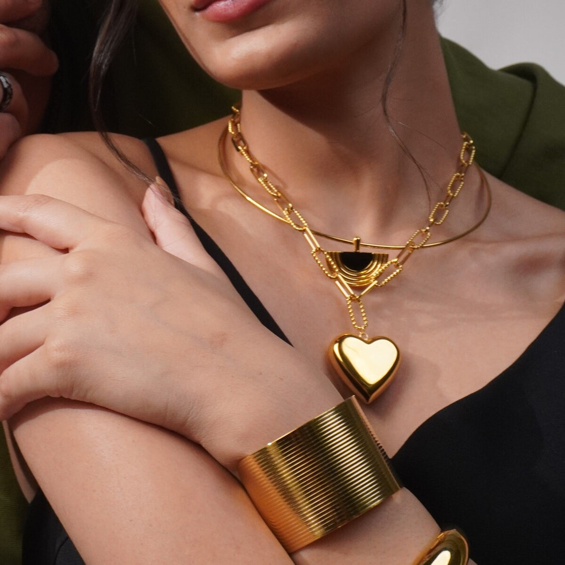 Gold Statement Cuff