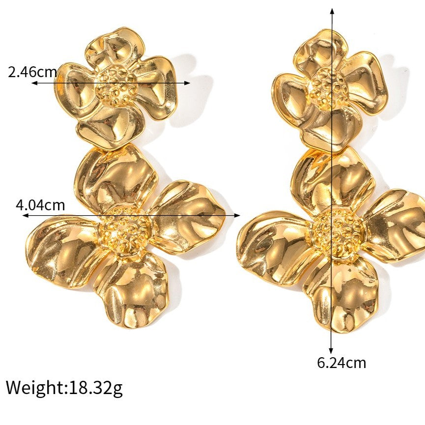 Floral Cascade Danglers