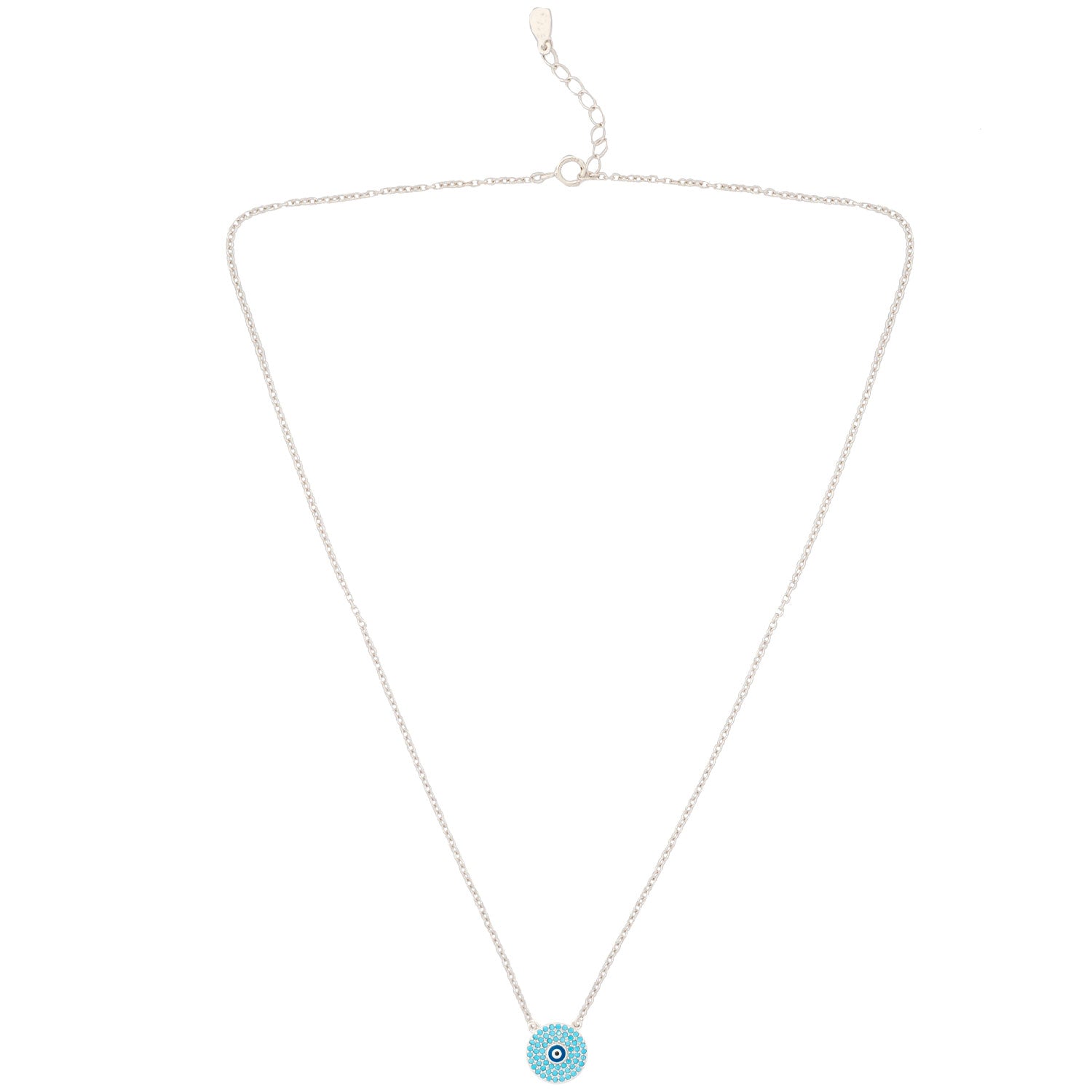 925 Silver Warding Evil Eye Necklace
