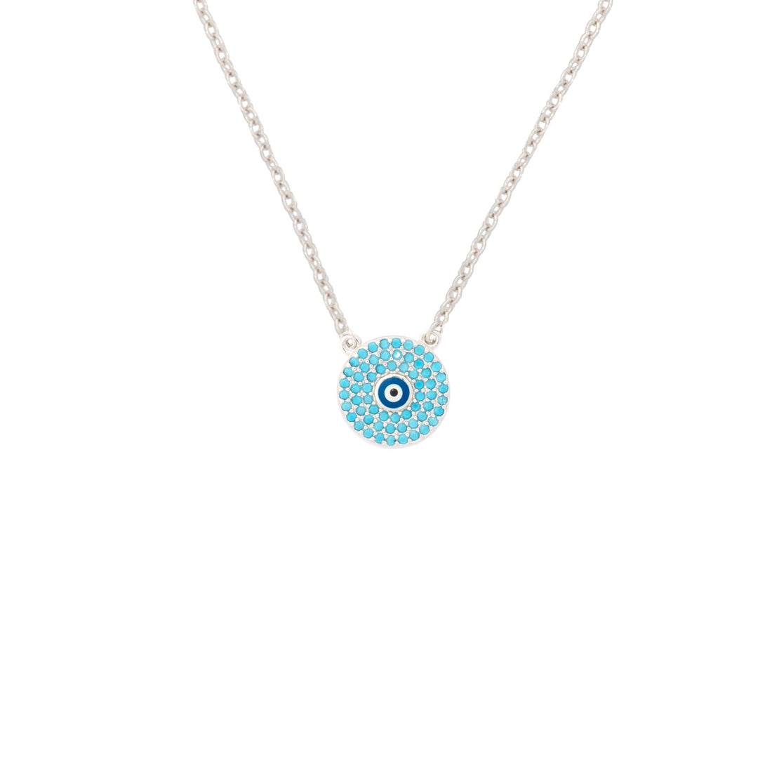 925 Silver Warding Evil Eye Necklace