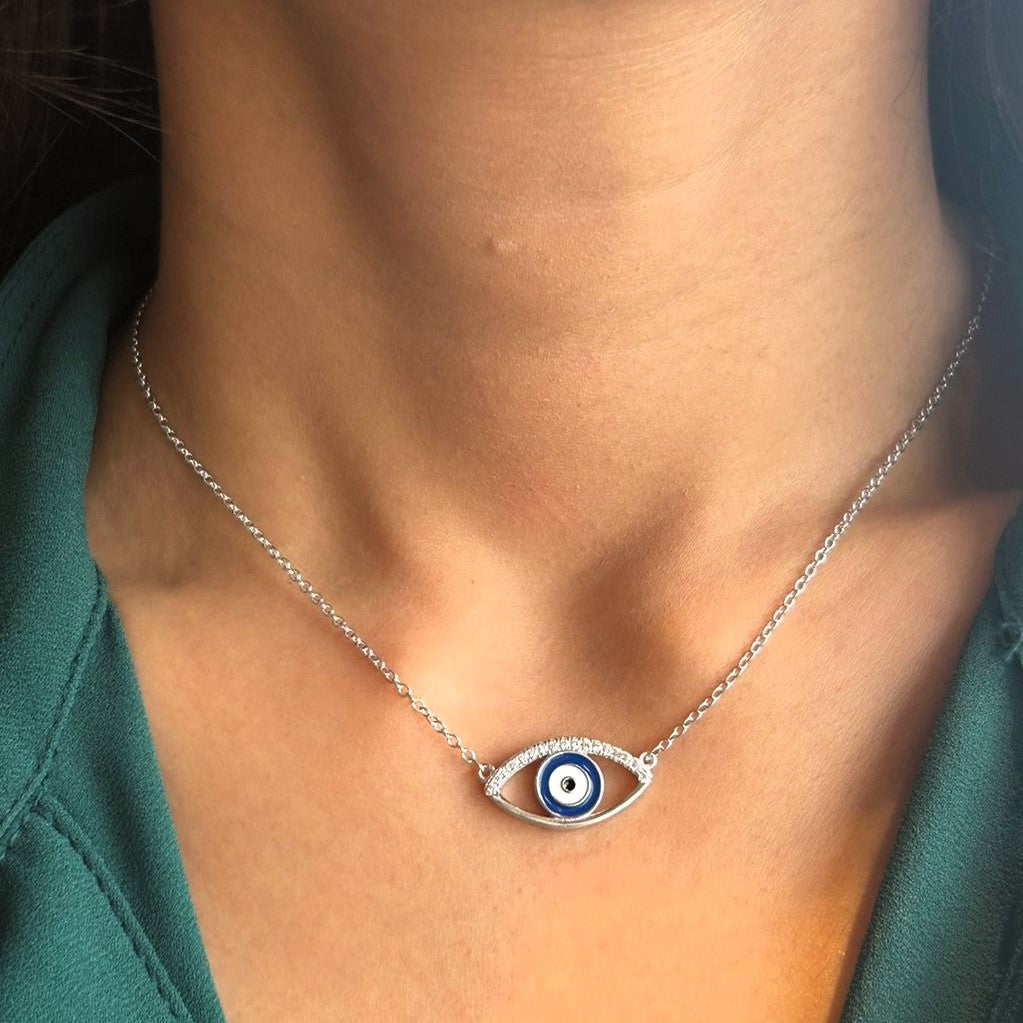 925 Silver Evil Eye Necklace
