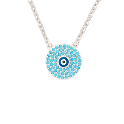 925 Silver Warding Evil Eye Necklace