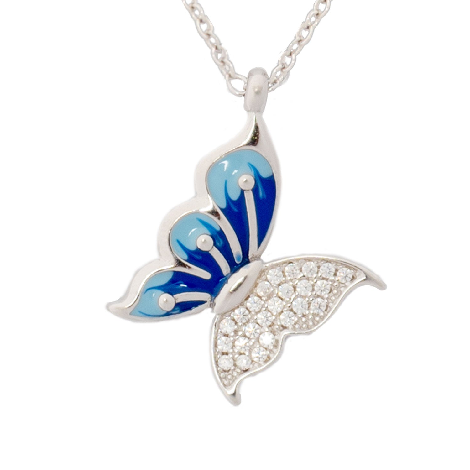 925 Silver Butterfly Necklace